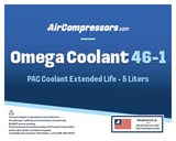 Thumbnail of Omega Coolant 46 5 liters PAG air compressor coolant product label